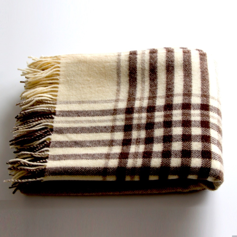 New Wool Throw Blanket